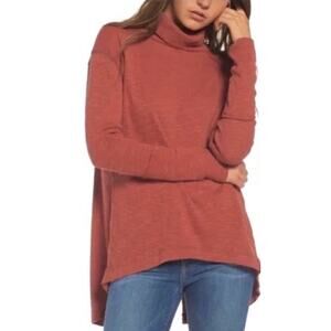 We the free burnt orange open back sweater
